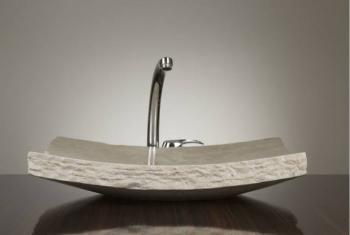 Rustik Yeşil Yaprak Mermer Lavabo & Evye