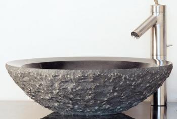Doğal Patlatma Bazalt Lavabo & Evye