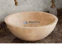 Traverten Derin Çanak Lavabo