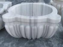 Kavun Dilimli Marmara Mermer Kurna