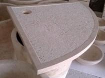 Mucartalı Ovel Traverten Duş Teknesi