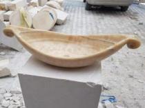 Oniks Kayık Mermer Lavabo & Evye