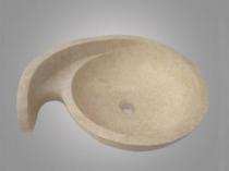 Salyangoz Traverten Lavabo