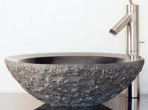 Doğal Patlatma Bazalt Lavabo & Evye