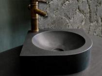 Bazalt Köşe Lavabo